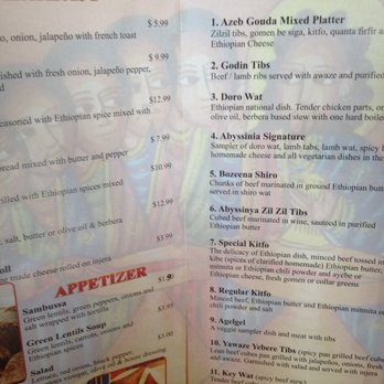 Abyssinia Restaurant and Cafe - Menu - Ethiopian Near Me - Phoenix, Arizona Abyssinia Restaurant and Cafe - Menu - Ethiopian Near Me - Phoenix, Arizona