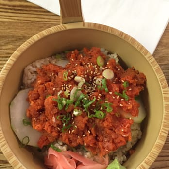 Ladybug Café - Spicy Tuna Bowl with brown rice - Japanese Near Me - Gardena, California Ladybug Café - Spicy Tuna Bowl with brown rice - Japanese Near Me - Gardena, California
