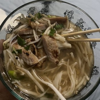 Pho Vietnam - 30. Summer Rolls with Rice Paper (2 pcs) 17. Rice Noodles Beef Soup with Grilled Pork Chop - Vietnamese Near Me - Brooklyn, New York