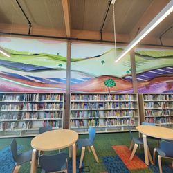 San Diego County Library - Casa de Oro branch - Children's area at the new CDO Library