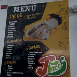 J Tacos - Menu
