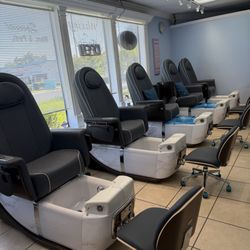 Brand-new pedicure chairs