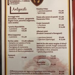 Pizzeria Mamma Richetta - Menù