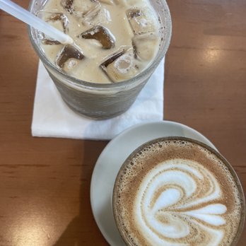 Fifth Vessel Coffee - Bonito Iced Coffee and Nocciola hot - Coffee & Tea Near Me - Houston, Texas Fifth Vessel Coffee - Bonito Iced Coffee and Nocciola hot - Coffee & Tea Near Me - Houston, Texas