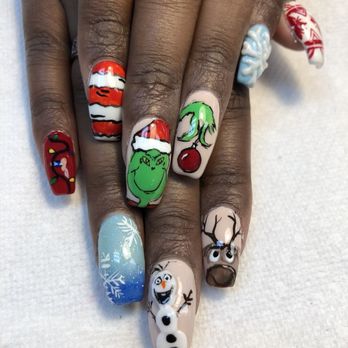 85 Nail Salon - Christmas nails by Melissa - Nail Salons Near Me - Riverdale, Georgia 85 Nail Salon - Christmas nails by Melissa - Nail Salons Near Me - Riverdale, Georgia
