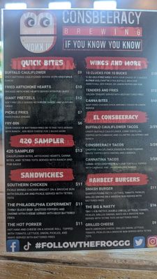 Menu photo 2 Consbeeracy Brewing Hesperia, CA Menu photo 2 Consbeeracy Brewing Hesperia, CA