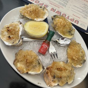 Uptown - Grilled Oysters (HH menu) - Sports Bars Near Me - Austin, Texas Uptown - Grilled Oysters (HH menu) - Sports Bars Near Me - Austin, Texas