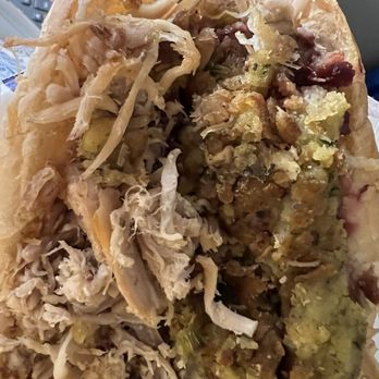 Capriotti's Sandwich Shop - Do you see any cranberry, mayonnaise, or any moisture?  I don't! - Salad Near Me - Fresno, California