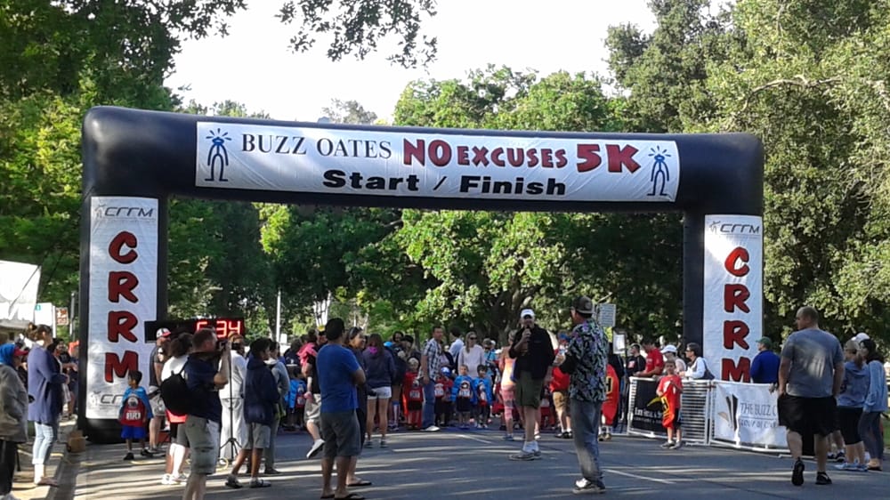 Buzz Oates No Excuses 5K Logo