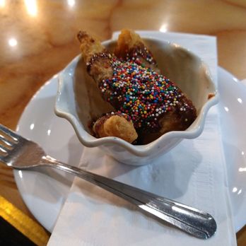 Konnichiwa Charleston  - Complimentary fried banana dessert - Japanese Near Me - Charleston, South Carolina