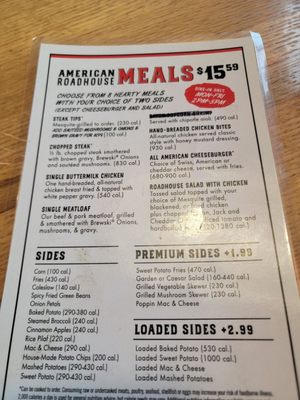 Menu photo 4 Logan's Roadhouse Chico, CA