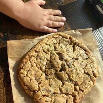 Stories Cafe - I'm back again to tell you that you HAVE to try the Dubai chocolate chip cookie :) I love this place! This cookie is huge! - Coffee & Tea Near Me - Whittier, California Stories Cafe - I'm back again to tell you that you HAVE to try the Dubai chocolate chip cookie :) I love this place! This cookie is huge! - Coffee & Tea Near Me - Whittier, California