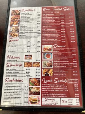 Menu photo 2 Andy Boys Pizza Chesapeake, VA