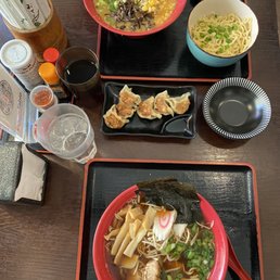 Miso Ramen, Shoyu Ramen, Gyoza Miso Ramen, Shoyu Ramen, Gyoza