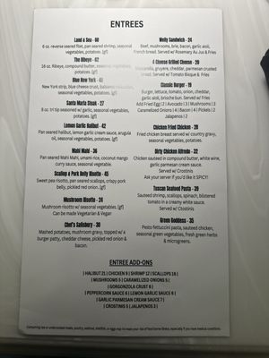 Menu photo 7 Carinas at the Clocktower Wasilla, AK Menu photo 7 Carinas at the Clocktower Wasilla, AK