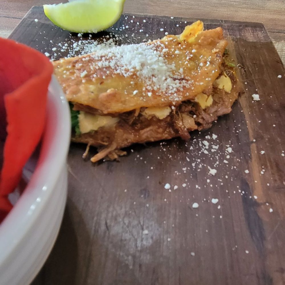 375 Social Kitchen - Cheesy New Mexico Pork Taco - Asian Fusion Near Me - Universal City, Texas 375 Social Kitchen - Cheesy New Mexico Pork Taco - Asian Fusion Near Me - Universal City, Texas