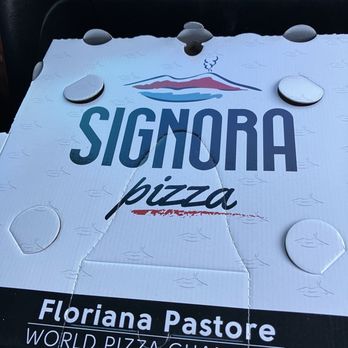 Signora Pizza - Pizza box - Food Trucks Near Me - Las Vegas, Nevada
