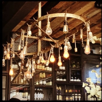 Gjelina - Neat lamp over the prep bar. - New American Near Me - Venice, California