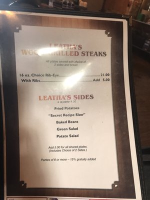 Menu photo 4 Leatha's Bar-B-Que Petal, MS