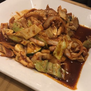 Cafe Korea - Sautéed squid - Korean Near Me - Fishers, Indiana
