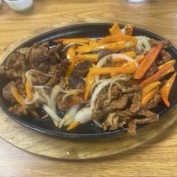 Beef fajitas