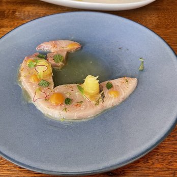 Barndiva - Hamachi Crudo - New American Near Me - Healdsburg, California