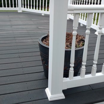 TITAN Cleaning Services - Composite deck and railing pressure washing, after - Office Cleaning Near Me - Manchester, New Hampshire TITAN Cleaning Services - Composite deck and railing pressure washing, after - Office Cleaning Near Me - Manchester, New Hampshire