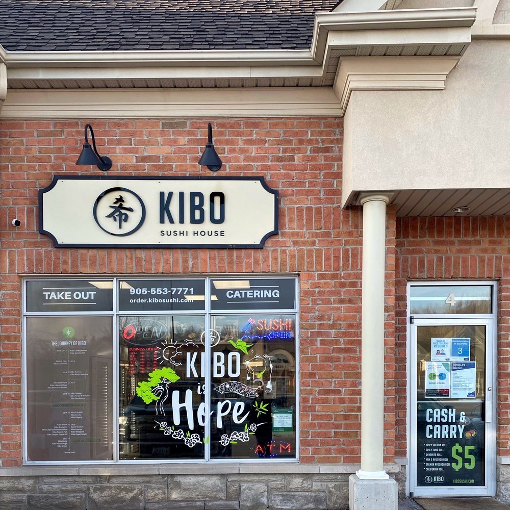 Kibo Sushi - Kibo Sushi - Takeout sushi shop entrance. New Weston location. Apparently Kibo means hope? - Sushi Bars Near Me - Woodbridge, Ontario Kibo Sushi - Kibo Sushi - Takeout sushi shop entrance. New Weston location. Apparently Kibo means hope? - Sushi Bars Near Me - Woodbridge, Ontario