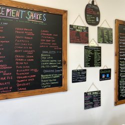 Big A Nutrition - Almost the full menu. Don't forget about their meal replacement shakes.