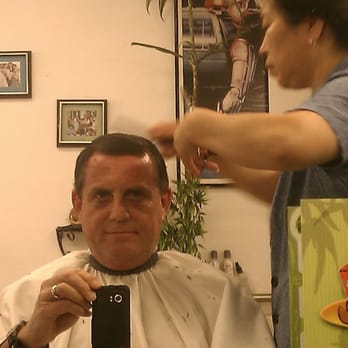 Imperial Barber Shop - Kim cuts my hair. - Barbers Near Me - Los Angeles, California Imperial Barber Shop - Kim cuts my hair. - Barbers Near Me - Los Angeles, California