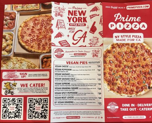 Menu photo 2 Prime Pizza El Segundo, CA Menu photo 2 Prime Pizza El Segundo, CA