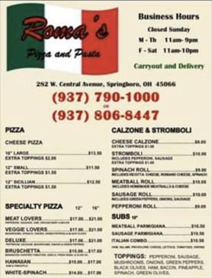 Roma's Pizza & Pasta by null