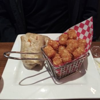 The Trail House - Chicken avocado wrap with tater tots - New American Near Me - Indian Trail, North Carolina The Trail House - Chicken avocado wrap with tater tots - New American Near Me - Indian Trail, North Carolina