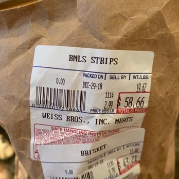 Weiss Meats - a bag of beef strips - Meat Shops Near Me - Pittsburgh, Pennsylvania Weiss Meats - a bag of beef strips - Meat Shops Near Me - Pittsburgh, Pennsylvania