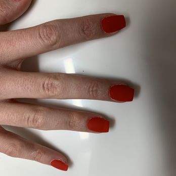 Imperial Nails & Spa - Matte Dip Powder w/ Nail Extension - Nail Salons Near Me - Northfield, Illinois
