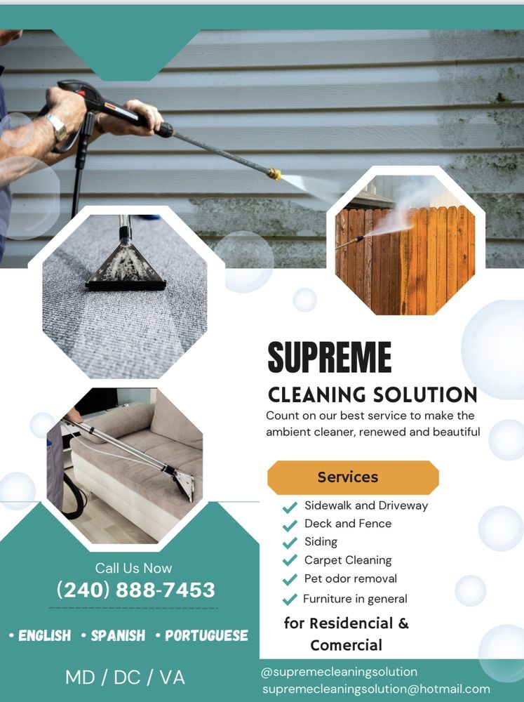 SUPREME CLEANING SOLUTION Updated August 2024 Germantown, Maryland