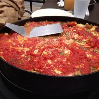 Pizzeria Due - Spinoccoli®: Spinach, fresh broccoli, a blend of cheeses, a little garlic and chunky tomato. - Pizza Near Me - Chicago, Illinois