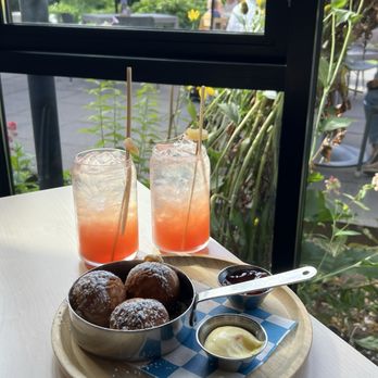 Broder Söder - Pancake balls and lingonberry drink - Breakfast & Brunch Near Me - Portland, Oregon