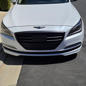 Sunrise Sports - Front grill with vinyl on cruise control cover. Excellent job. - Vehicle Wraps Near Me - Irvine, California