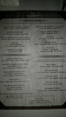 Menu photo 3 Oudom Thai & Sushi Deland, FL