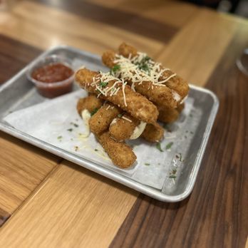 BJ's Restaurant & Brewhouse - Mozzarella Sticks - Pizza Near Me - Elk Grove, California BJ's Restaurant & Brewhouse - Mozzarella Sticks - Pizza Near Me - Elk Grove, California