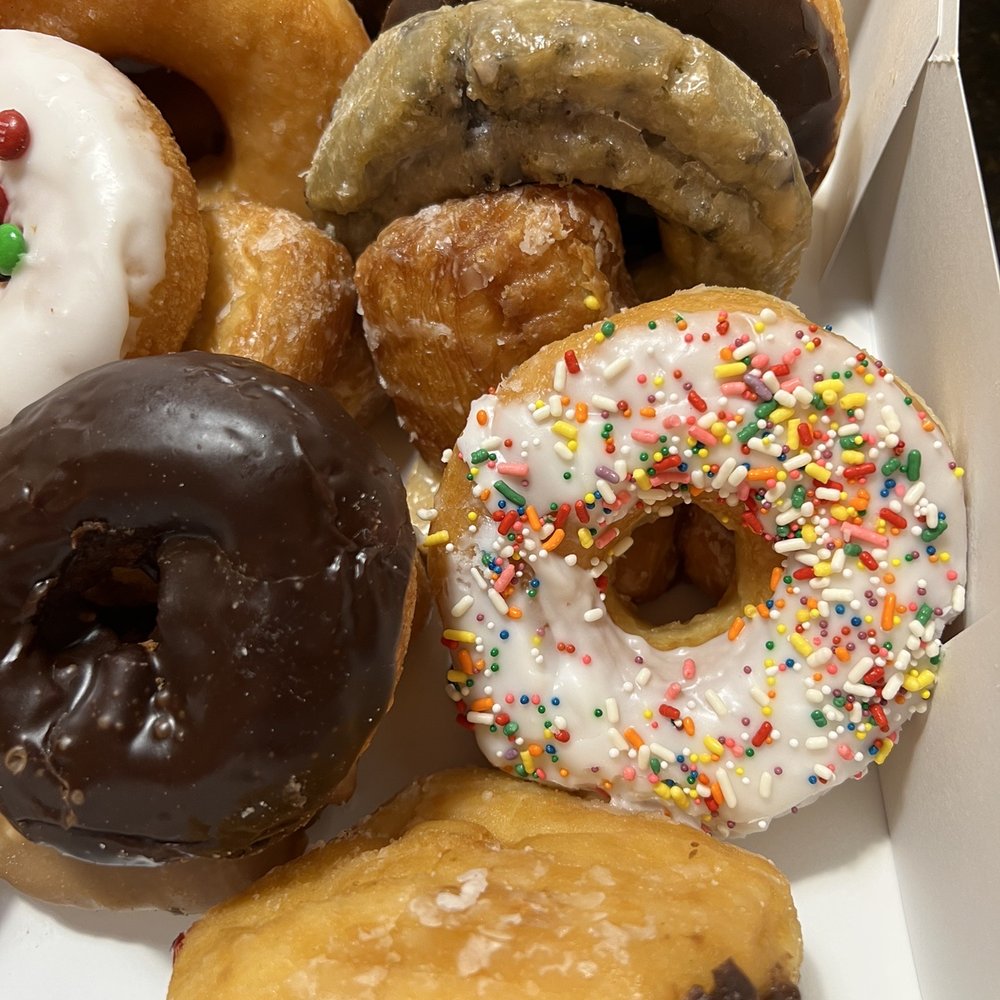 The Donut House - Close up of some of the goods! - Donuts Near Me - Aurora, Colorado The Donut House - Close up of some of the goods! - Donuts Near Me - Aurora, Colorado