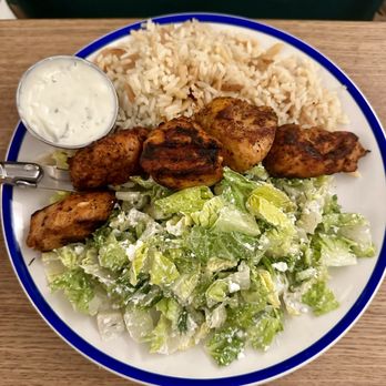 Mandolin Aegean Bistro - Chicken Kebab - Mediterranean Near Me - Miami, Florida Mandolin Aegean Bistro - Chicken Kebab - Mediterranean Near Me - Miami, Florida