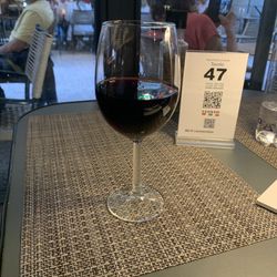 Meat Grill Food - Bichiere di vino rosso