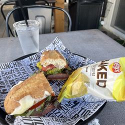 Hot Italian Sandwich. Delicious