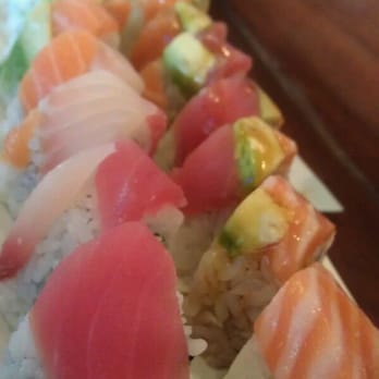 Oishii Sushi - Jessica & Rainbow roll - Sushi Bars Near Me - Riverside, California Oishii Sushi - Jessica & Rainbow roll - Sushi Bars Near Me - Riverside, California