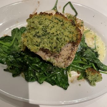 Ruth's Chris Steak House - Sea bass and spinach - Steakhouses Near Me - Long Beach, California Ruth's Chris Steak House - Sea bass and spinach - Steakhouses Near Me - Long Beach, California