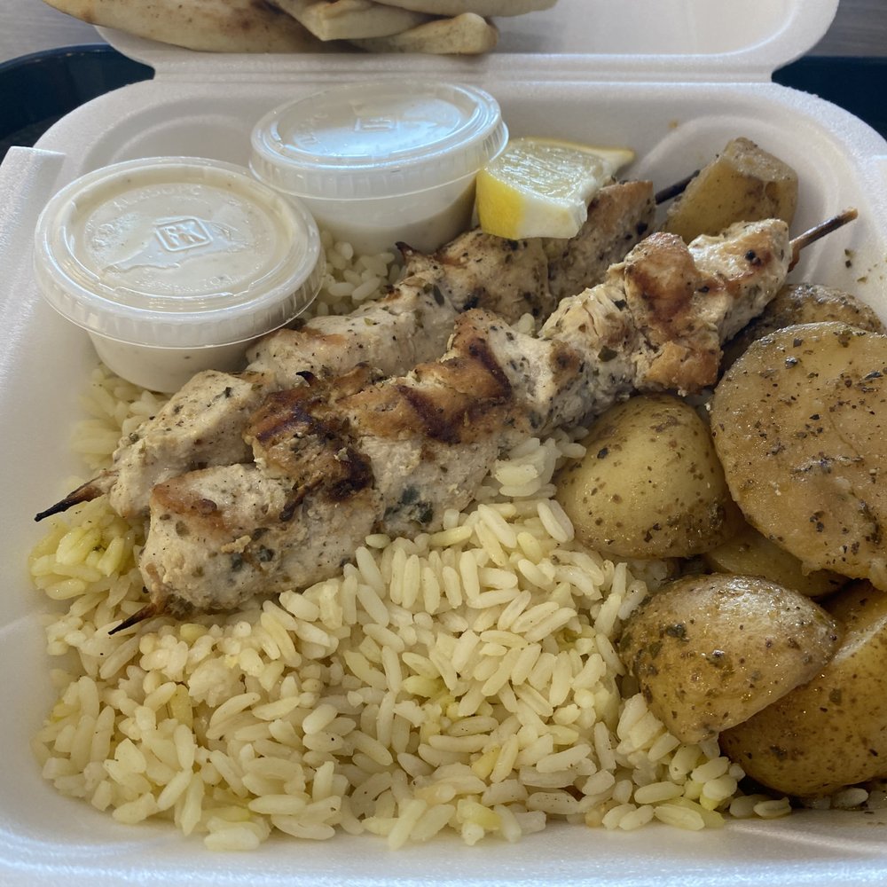 Johnny Greeko’s - a tray of food - Greek Near Me - Paris, Ontario Johnny Greeko’s - a tray of food - Greek Near Me - Paris, Ontario