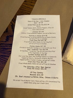 Menu photo 3 Oak Hill Tavern North Kingstown, RI Menu photo 3 Oak Hill Tavern North Kingstown, RI