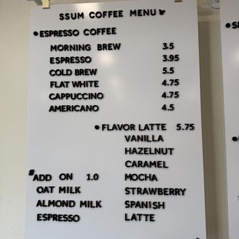 Ssum Coffee - Menu - Coffee & Tea Near Me - Anaheim, California Ssum Coffee - Menu - Coffee & Tea Near Me - Anaheim, California